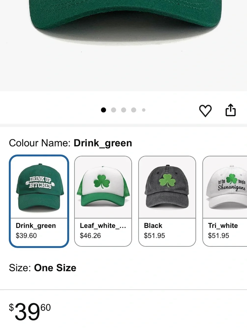 Drink Up Bitches Black Embroidered Baseball Cap